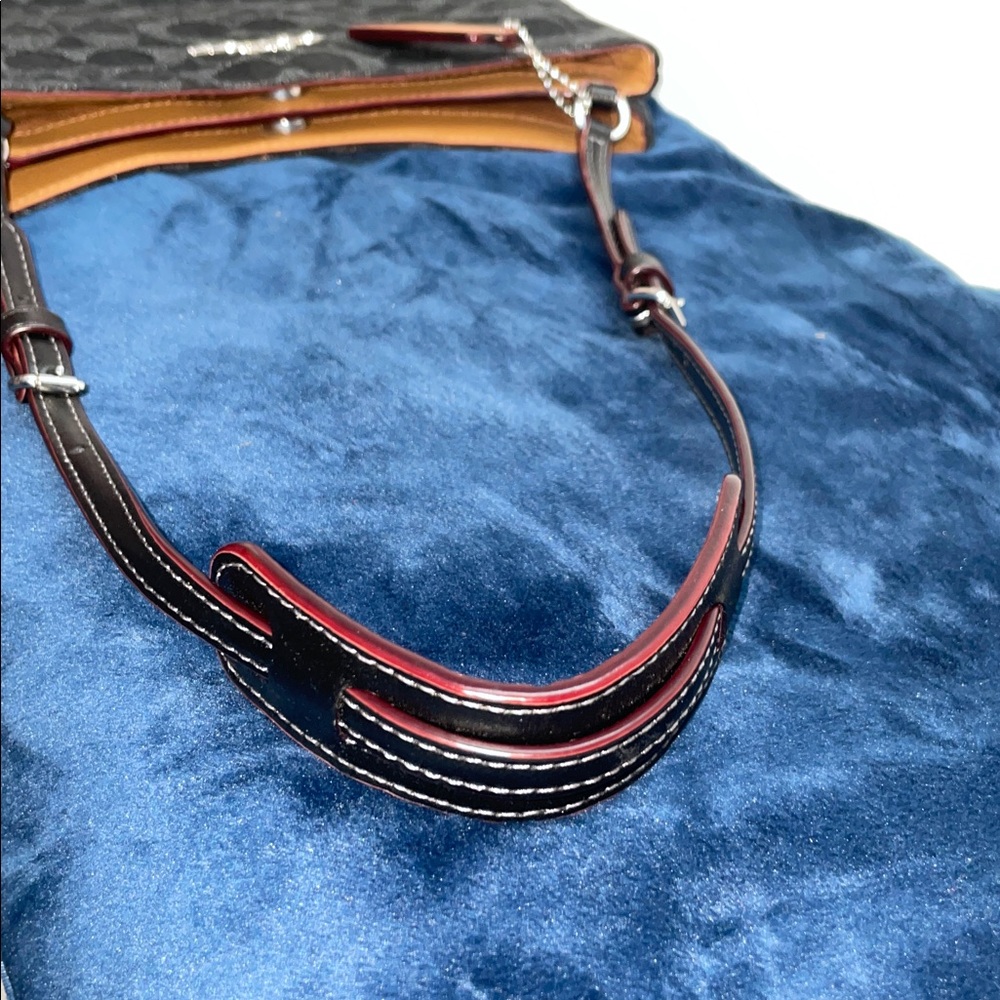 Coach ‘Penelope’ Signature Denim Shoulder Bag - Picture 7 of 12